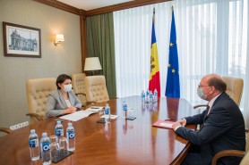 Natalia Gavrilița a avut o întrevedere cu ambasadorul Federației Ruse în Republica Moldova, Oleg Vasnețov